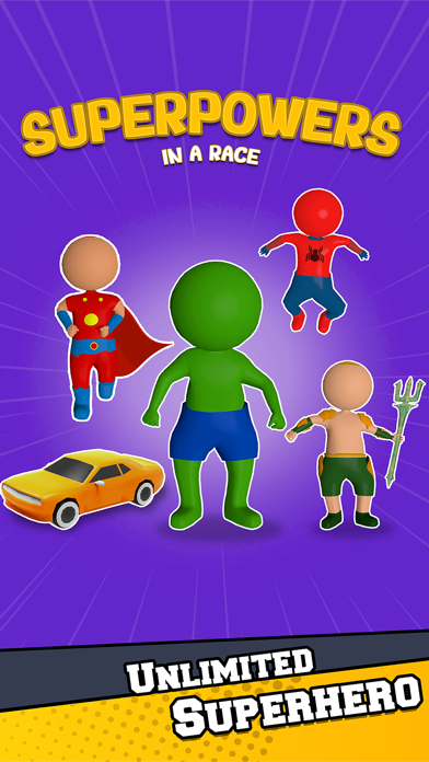 Screenshot #2 pour Super Powers in a Race