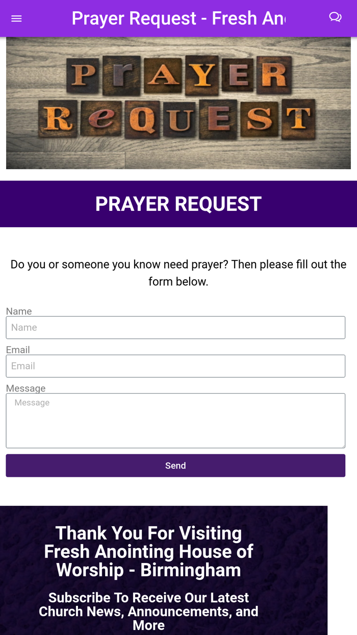 Fresh Anointing Birmingham