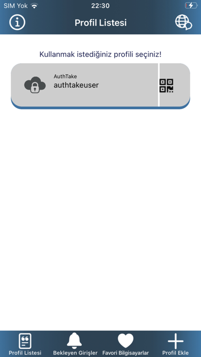AuthTake for On-Premise Screenshot