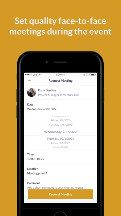 Commodities People Events Screenshot