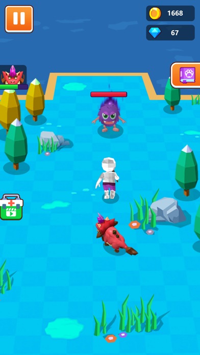 Monster Island 3D-Catch Pets Screenshot