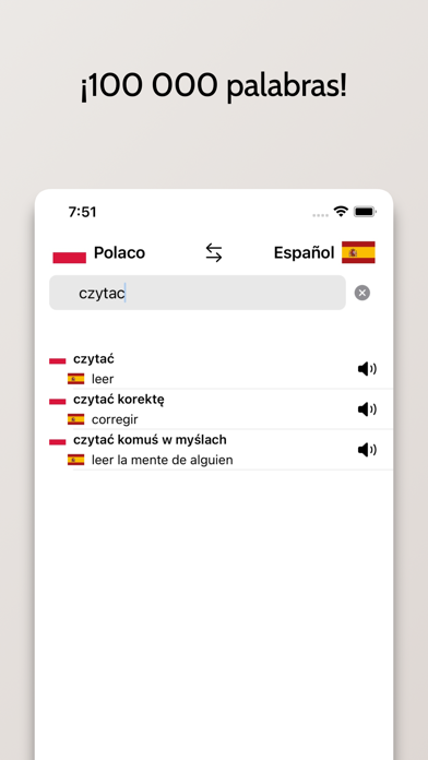 Diccionario Polaco-Español Screenshot