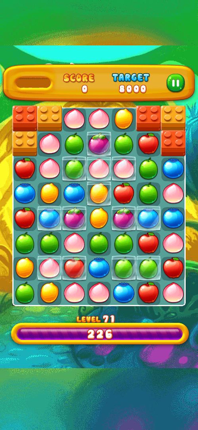 Fruit Frenzy Match Game