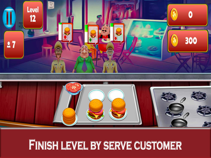 Motu Patlu Cooking Master Game