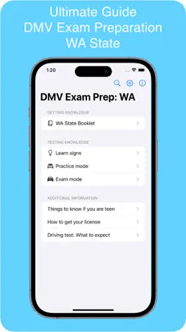 Game screenshot DMV Exam Prep (WA State) mod apk