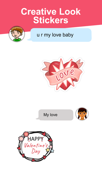 Happy Valentine's Stickers! Screenshot