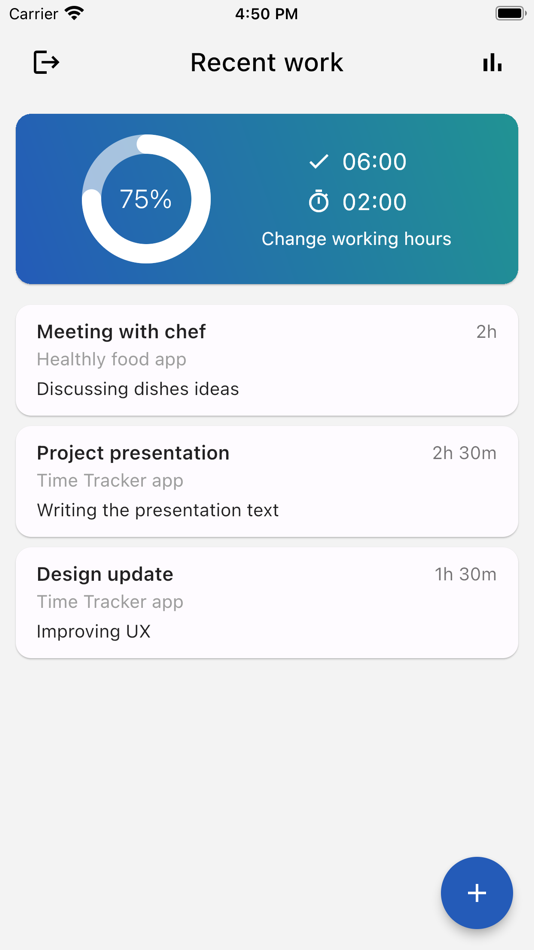 #2. Time Tracker for Open Project (iOS) Por: Von Rehberg Consulting GmbH