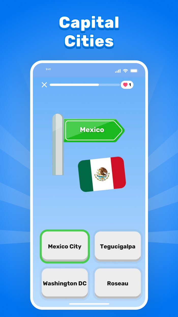 Flags of the World Map Quiz