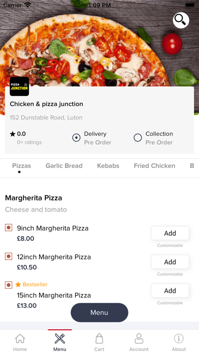 Chicken & pizza junction Screenshot