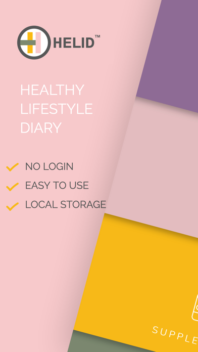 Helid: Healthy Lifestyle Diary Screenshot