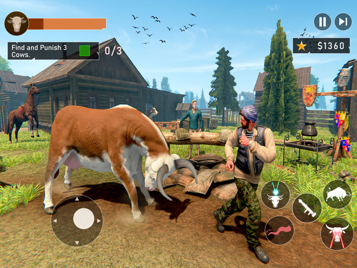 Crazy Scary Cow Rampage Sim