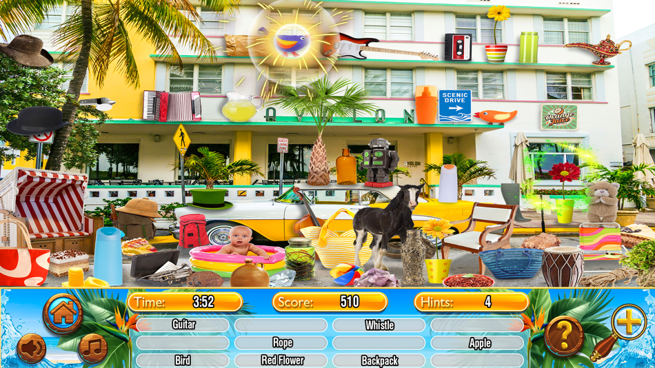 #5. Hidden Object Florida Vacation (iOS) 由: Brainfull, LLC