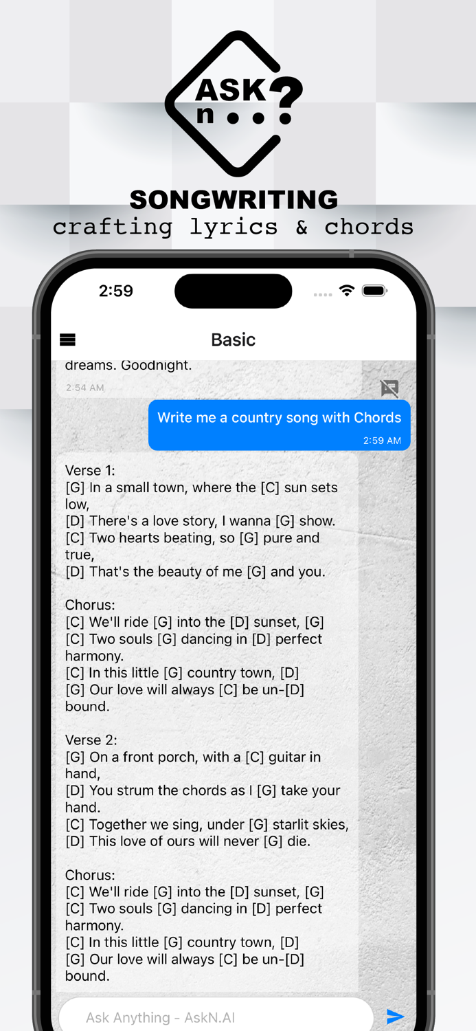 Chatting AI Chatbot w AskN AI