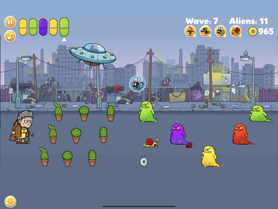 Granny Pills: Defend Cactuses iPad app afbeelding 3