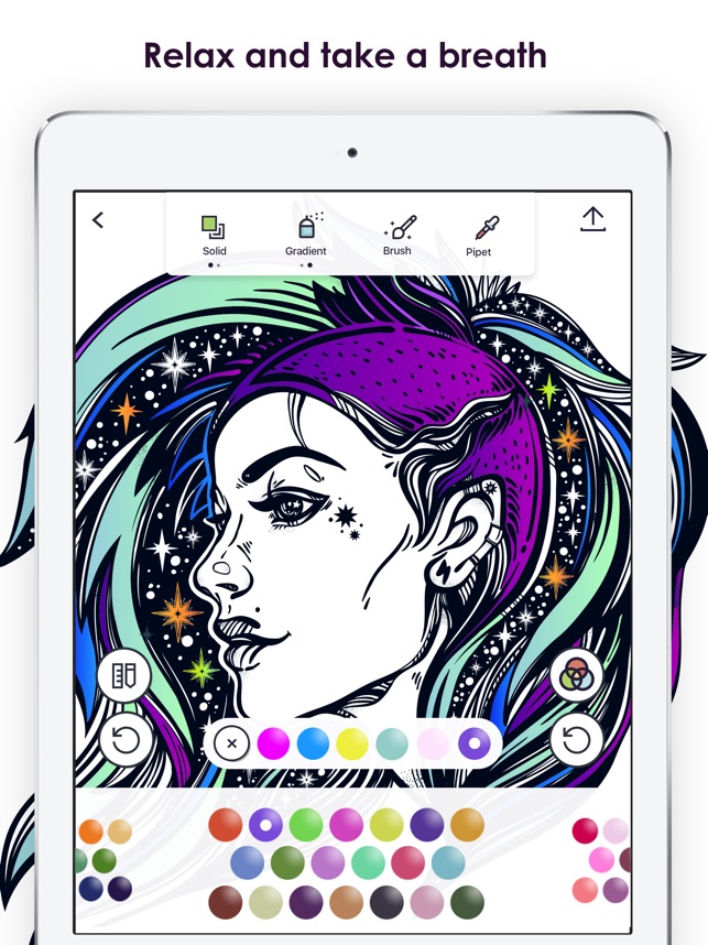 Coloring Book for Adults. on the App Store