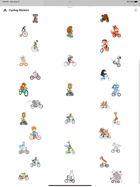 Screenshot #5 pour Cycling Stickers