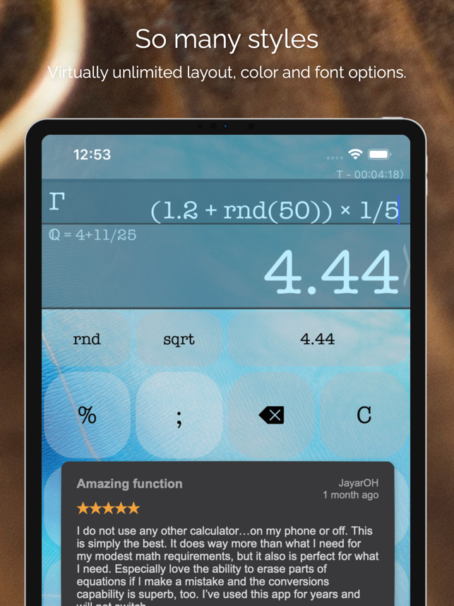 Calculatrice intelligente CALC ± Capture d'écran