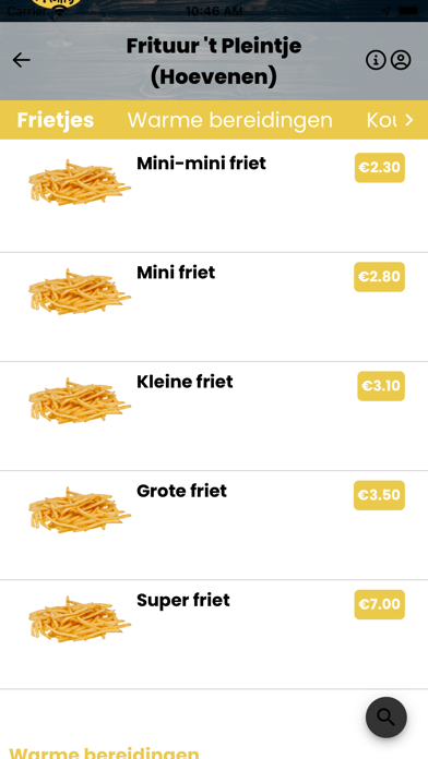 Frituur t Pleintje Screenshot
