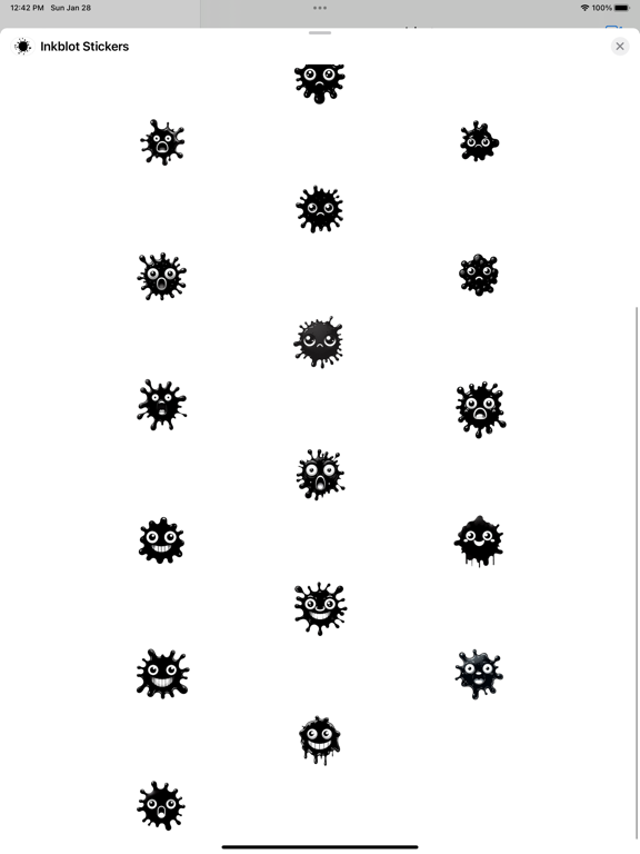 Screenshot #5 pour Inkblot Stickers