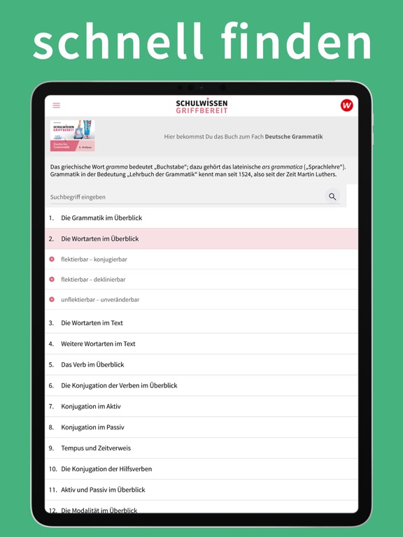Screenshot #5 pour Schulwissen griffbereit