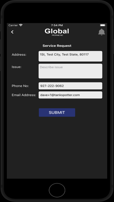 Global Propane Inc. Screenshot