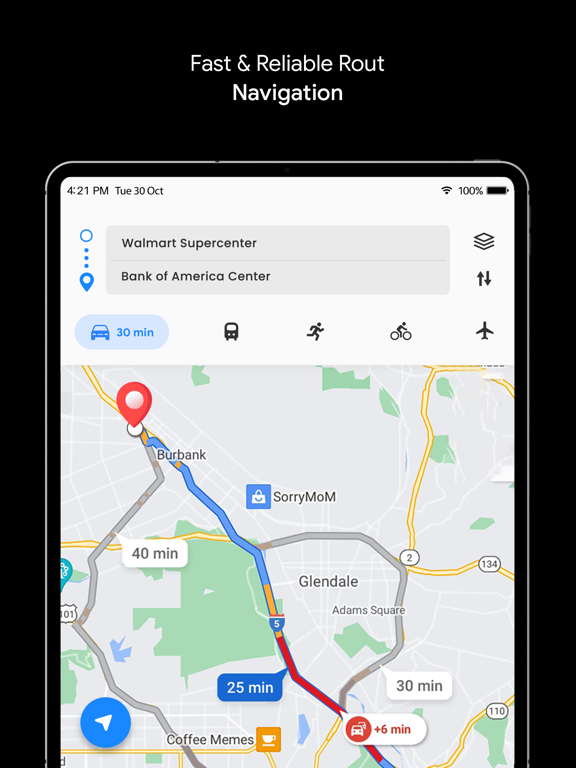 GPS Live Navigation & Live Mapのおすすめ画像2