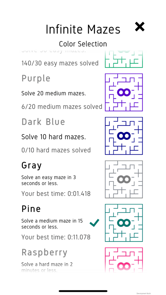 #5. Infinite Mazes (iOS) 来自: Arkin Solomon