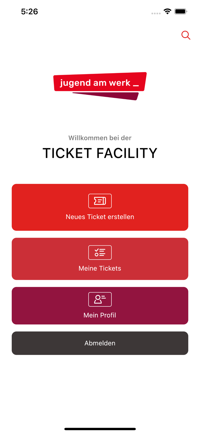 Jugend am Werk - Facility App