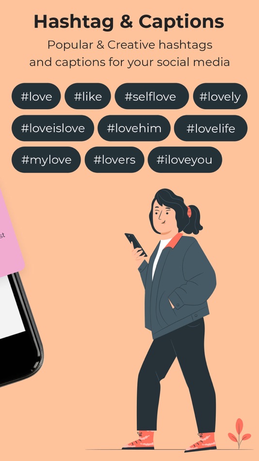 #2. Hashtag generator, Captions (iOS) 由: Kachhadiya Kaushikbhai