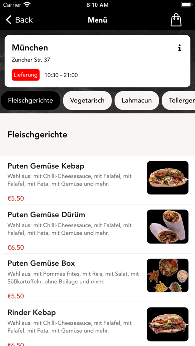 Food Factory München Screenshot