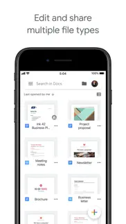 google docs: sync, edit, share iphone screenshot 3