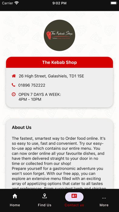 The Kebab Shop – Galashiels Screenshot