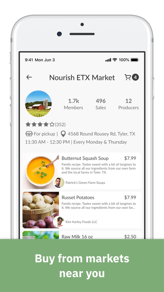 #1. Reko - locally produced food (iOS) 由: The Food App LLC