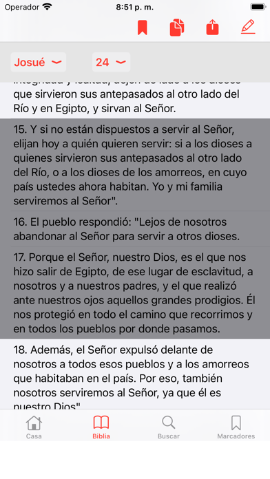 Santa Biblia Católica Screenshot