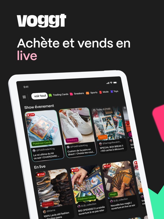 Screenshot #4 pour Voggt - Live shopping vidéo