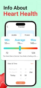 Heart Rate Tracker Diary screenshot #3 for iPhone