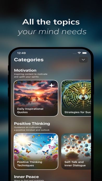 Positive Mind - Manifest Screenshot