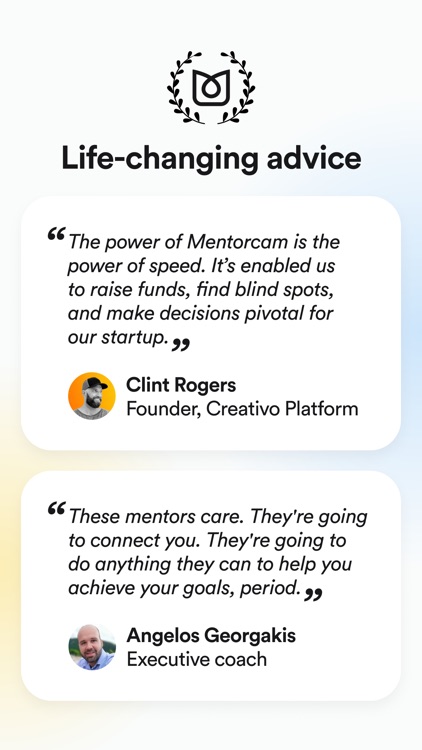 Mentorcam: 1:1 Startup Advice screenshot-5