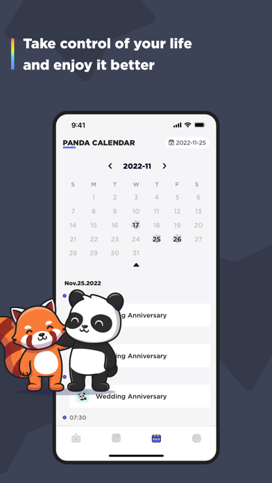 Panda Reminder Screenshot