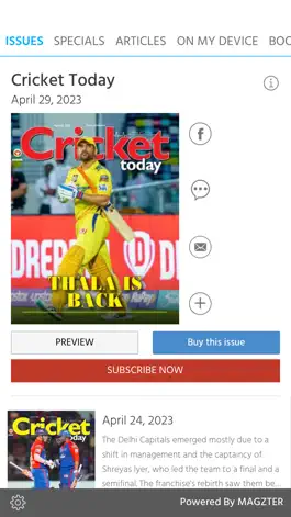 Game screenshot Cricket Today mod apk