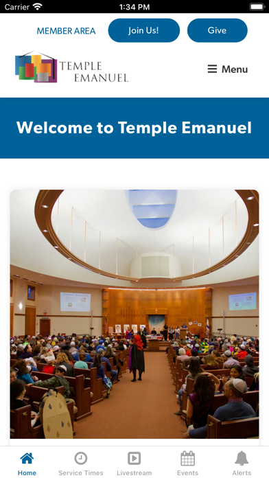 Temple Emanuel of Newton Screenshot