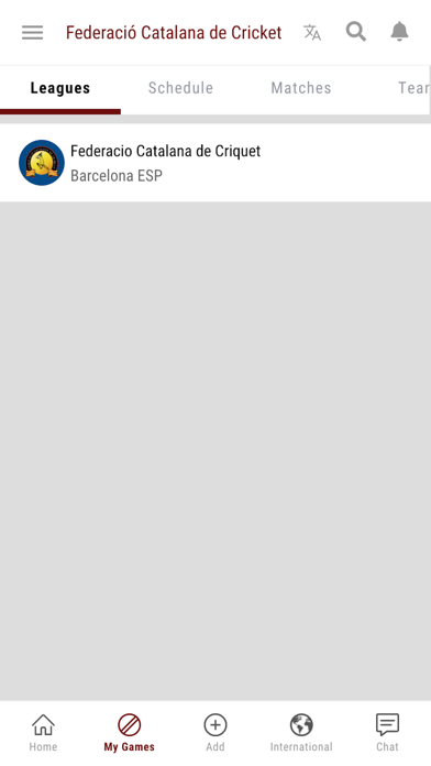 Federació Catalana de Cricket Screenshot