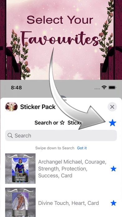 Angel For Comfort Sticker Pack Screenshot