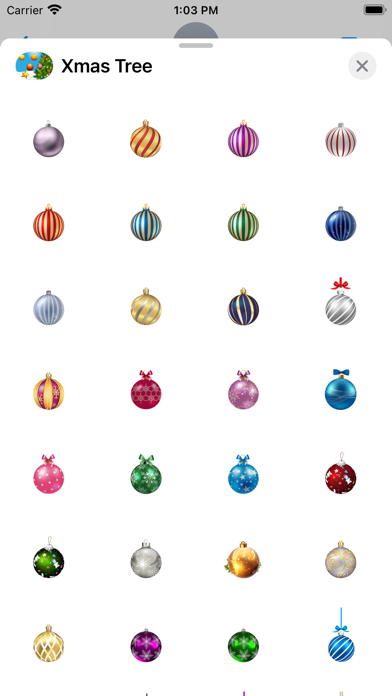 Decor Christmas Tree Stickersのおすすめ画像4