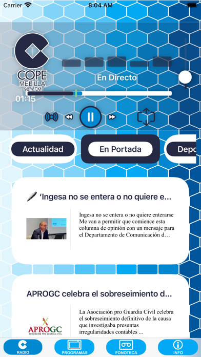 COPE en Melilla Screenshot