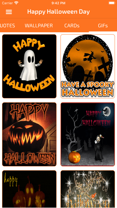 Halloween Cards & Wallpaper Screenshot