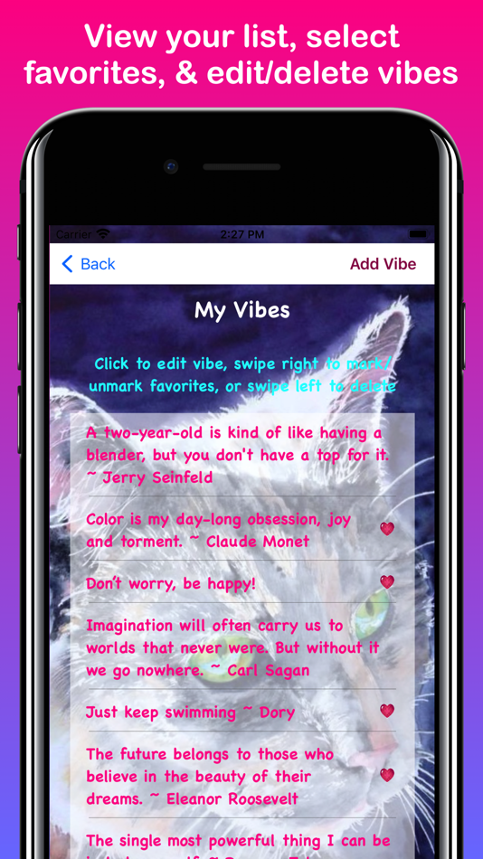 #1. My Virtual Vibes (iOS) 由: Karen Mathes