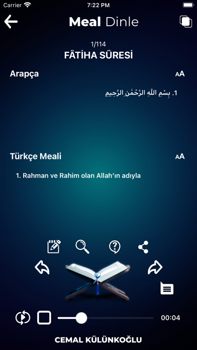 Kur'an Meali Dinle Screenshot