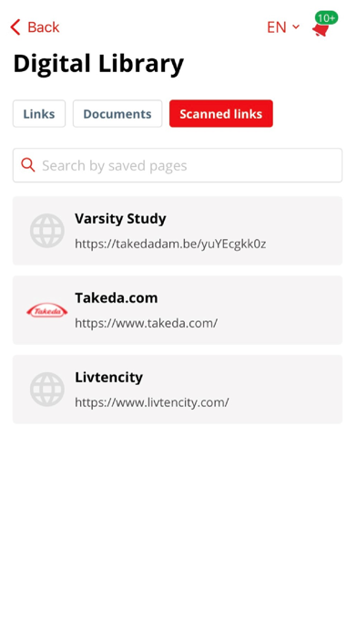 Takeda Connect Screenshot