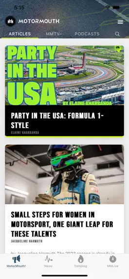 Game screenshot Motormouth: The Motorsport Hub apk
